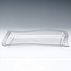 Zicco Polycarbonate Display Pan, 45x30 cm, Transparent - 1