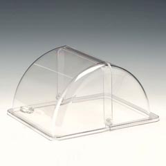 Zicco Polycarbonate Roll Top Lid, Gn 1/2, 27x33 cm - Zicco
