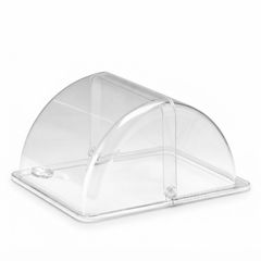 Zicco Polycarbonate Roll Top Lid, Gn 1/2, 27x33 cm - Zicco 