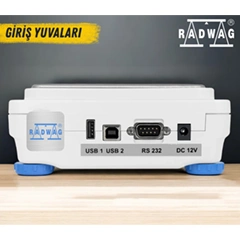 Radwag WTC 2000 Hassas Terazi, 2000 gr, 0,1 gr Hassasiyetli - 3