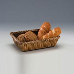 Zicco Rattan Basket, 27.5x19 cm - Zicco