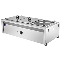 Remta B19 Electric Bain-Marie, 3 Compartments, 89x47x25 cm - Remta