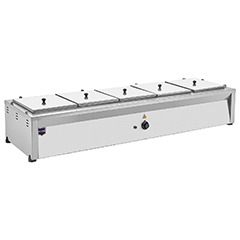 Remta B21 Electric Bain-Marie, 5 Slots, 144x47x25 cm - Remta