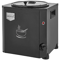 Remta CB18 Jumbo Çorba Kazanı, Elektrikli, 9 Litre Kapasiteli, Siyah - Remta