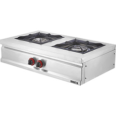 Remta CEJ22(S) Counter Top Double Burner LPG Stove, 89x50.5x22.5 cm - Remta