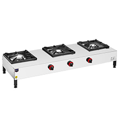 Remta CEJ24 Set Üstü 3 Gözlü Gazlı Ocak, 139x55x23 cm - Remta