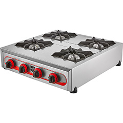 Remta CEJ28 Counter Top Gas Stove, 4 Burners, 64x69x17 cm - Remta