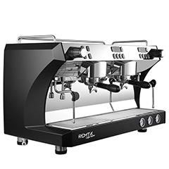 Remta CRM3120C Espresso Coffee Machine, 2 Group, Black - Remta