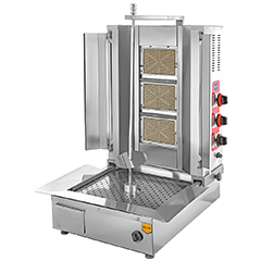 Remta D06(A) Döner Ocağı, Alttan Motorlu, 3 Radyanlı, LPG'li, 30 kg Kapasiteli - Remta
