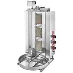 Remta D06(M) Döner Ocağı, Üstten Motorlu, 3 Radyanlı, LPG'Lİ, 30 kg Kapasiteli - Remta
