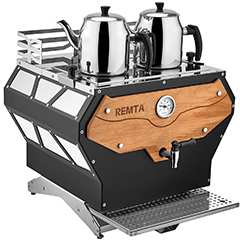 Remta DE22 Pro Tea Machine, Electric, 2 Kettles, 19 Liter Capacity, 2200 W - Remta