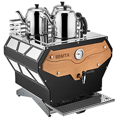 Remta DE23 Pro Tea Machine, Electric, 3 Teapots, 30 Liter Capacity, 2200 W - Remta