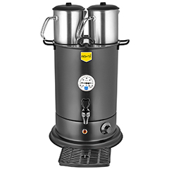 Remta EL11 Elite Tea Machine, Electric, 2 Teapots, 18 Liter Capacity, Black - Remta