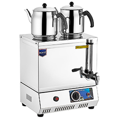 Remta EP02 30 Model Tea Stove, Electric, Without Plates, 2 Teapots, 24 Liter Capacity - Remta