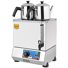 Remta EP02-A Model Tea Stove, Electric, Without Plate, 2 Teapots, 14 Liter Capacity - Remta