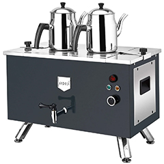 Remta EP02(L) Double Walled Tea Machine, Electric, 2 Teapot Capacity, 20 Liter Capacity, Black - Remta