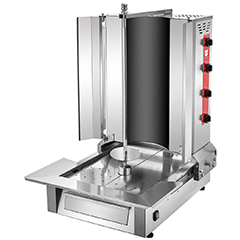 Remta MA05 Elektrikli Döner Ocağı, Oval Camlı, Alttan Motorlu, 4 Radyanlı, 50 kg Kapasiteli - 1