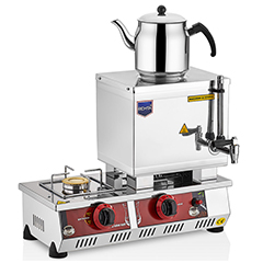 Remta N10 15 Model Çay Ocağı, Gazlı, Tek Demlikli, 14 Litre Kapasiteli - 1