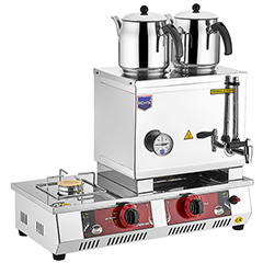 Remta N11 30 Model Çay Ocağı, Gazlı, 2 Demlikli, 24 Litre Kapasiteli - 1
