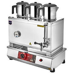 Remta N13-P 55 Model Tea Stove, Gas, Without Plates, 3 Teapots, 34 Liter Capacity - Remta