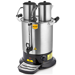 Remta PT14 Platin Tea Machine, Electric, 2 Teapots, 17 lt - 1