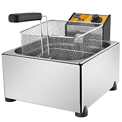 Remta R101 Electric Fryer, With Lid, 8 Liter Capacity, 25x25x12 cm Basket Size - Remta