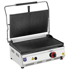 Remta R121B Panini Grill, Gas, 20 Slice Capacity - Remta