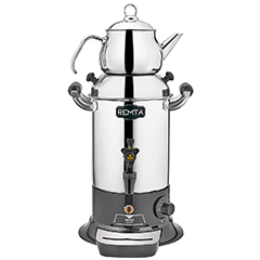 Remta R25 Mini Çay Makinesi, Elektrikli, 2 Demlikli, 5 Litre Kapasiteli - Remta