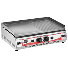 Remta R70CE(PO) Half Grooved Plate Grill, LPG, 70 cm - Remta