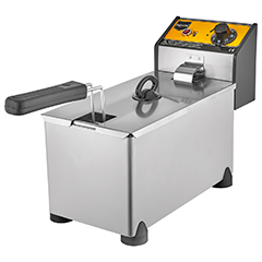 Remta R90 Electric Deep Fryer, With Lid, 3 Liter Capacity, 13x21x12 cm Basket Dimensions - Remta (1)