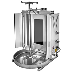 Remta SD15 Electric Döner Stove, With Glass, Without Motor, 2 Radiant, 20 kg capacity - Remta