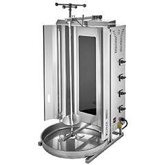 Remta SD16 Electric Döner Stove, With Glass, Without Motor, 4 Radiants, 50 kg Capacity - Remta