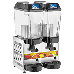 Remta ST14 Çiftli Ayran Soğutma Makinesi, 2 Karıştırıcılı, 20+20 Litre Kapasiteli, Silver - Remta