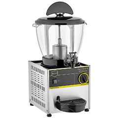 Remta ST15 Elegance Sherbet and Ayran Cooling Machine, With Mixer, 16 Liter Capacity, Silver - Remta