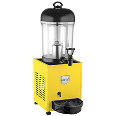 Remta ST18 Mini Şerbet ve Ayran Soğutma Makinesi, Karıştırıcılı, 7 Litre Kapasiteli, Sarı - Remta