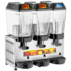 Remta ST20 3'lü Ayran Soğutma Makinesi, 3 Karıştırıcılı, 20+20+20 Litre Kapasiteli, Silver - 1