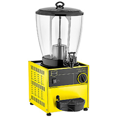 Remta ST25 Elegance Beverage and Ayran Cooling Machine, with Mixer, 21 Liter Capacity, Yellow - Remta