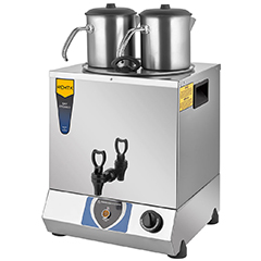 Remta TT02 Çift Cidarlı Çay Makinesi, Elektrikli, Pleytsiz, 2 Demlikli, 17 Litre Kapasiteli - Remta