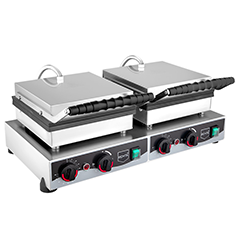 Remta W23 Çiftli Yuvarlak Bubble Waffle Makinesi, Kapaklı, 50 Adet Kapasiteli - Remta (1)