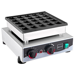 Remta W26 Single Round Bubble Waffle Maker, 25 Pieces Capacity - 1