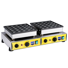 Remta W27 Double Round Bubble Waffle Maker, Capacity of 50 - 1