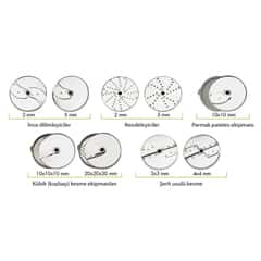 Robot Coupe 12 Blade Disc Set - Robot Coupe