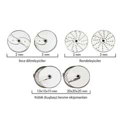 Robot Coupe 8 Bıçaklı Disk Seti - Robot Coupe