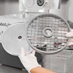Robot Coupe Cube Cutting Disk, 14x14x5 mm Mozarella - 9