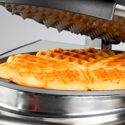 Rommelsbacher Tek Gözlü Waffle Makinesi, Yonca Desenli, 180 mm Waffle Çapı - Thumbnail