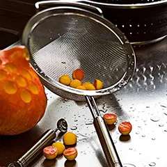 Rösle Asılabilir Kalın Süzgeç, Paslanmaz Çelik, 20 cm - 3