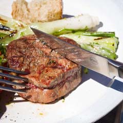 Rösle Steak Fork and Knife Set 4 Pieces - 3