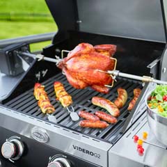 Rösle Videro G3-S Vario Gazlı Barbekü İstasyonu - Siyah - 6
