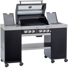 Rösle Videro G4-SL Gazlı Ada Barbekü İstasyonu - Siyah - 3
