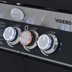 Rösle Videro G4-SL Gazlı Ada Barbekü İstasyonu - Siyah - 5